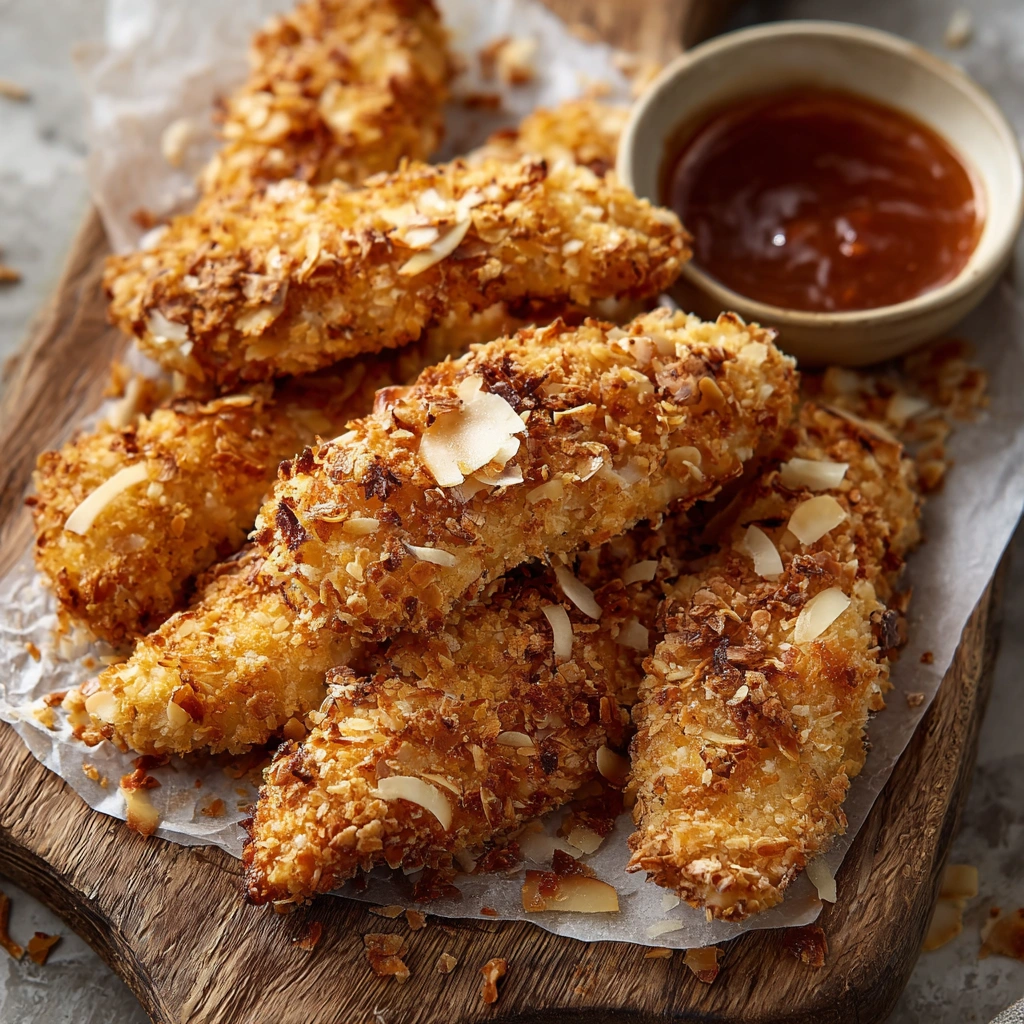 Crispy Coconut Chicken Tenders Recipe 20 Minute Coconut Chicken Best Crispy Coconut Chicken Recipe Easy Coconut Chicken Te...