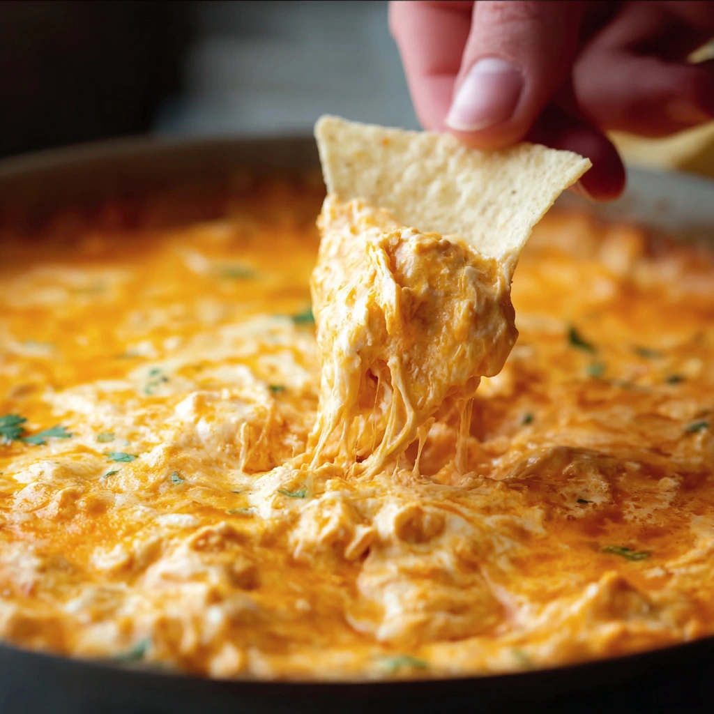20-Minute Crock Pot Buffalo Chicken Dip Recipe