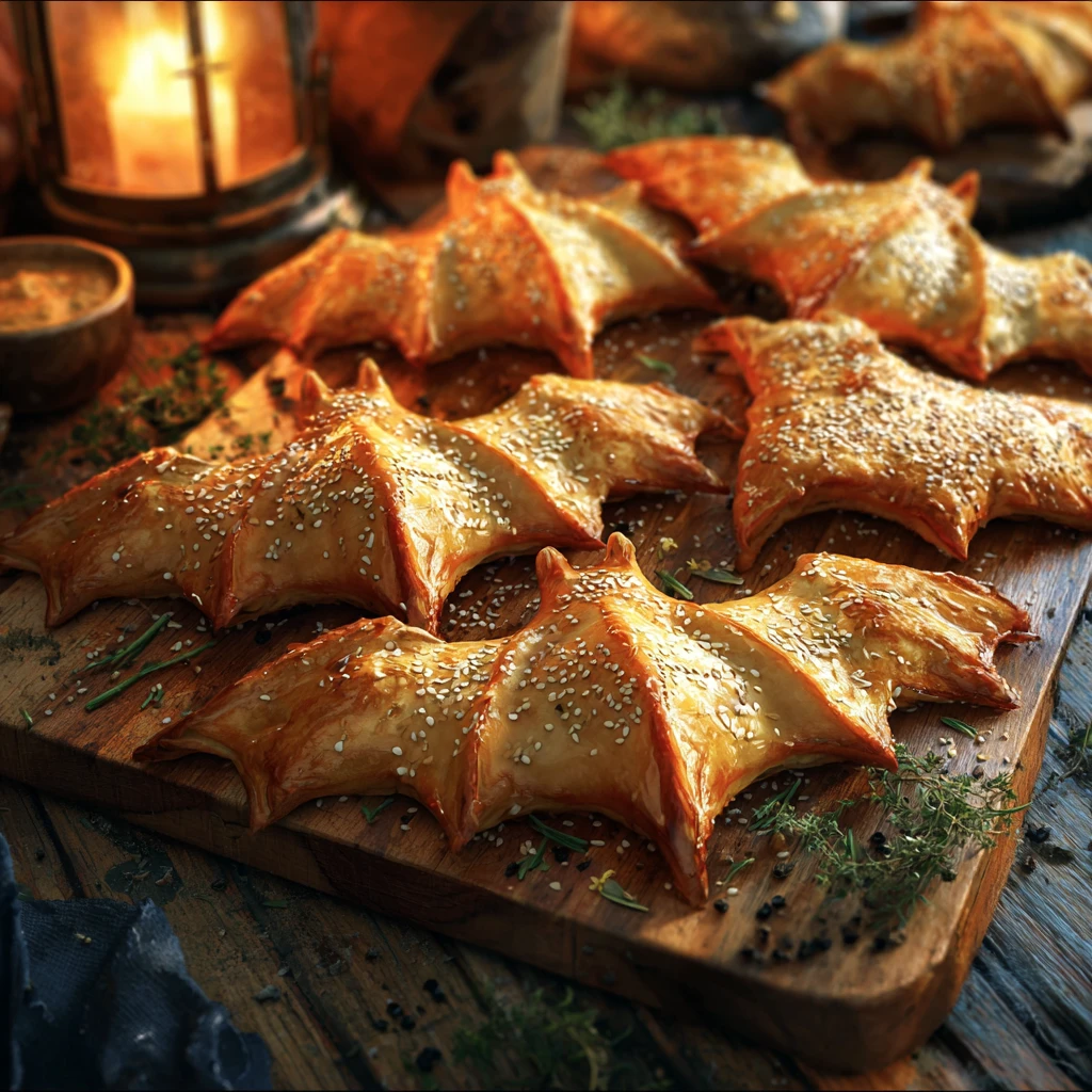 20-minute Bat-shaped Calzone Recipe Easy Halloween Party Snacks Quick Bat Calzones For Kids Spooky Bat-shaped Calzone Idea...