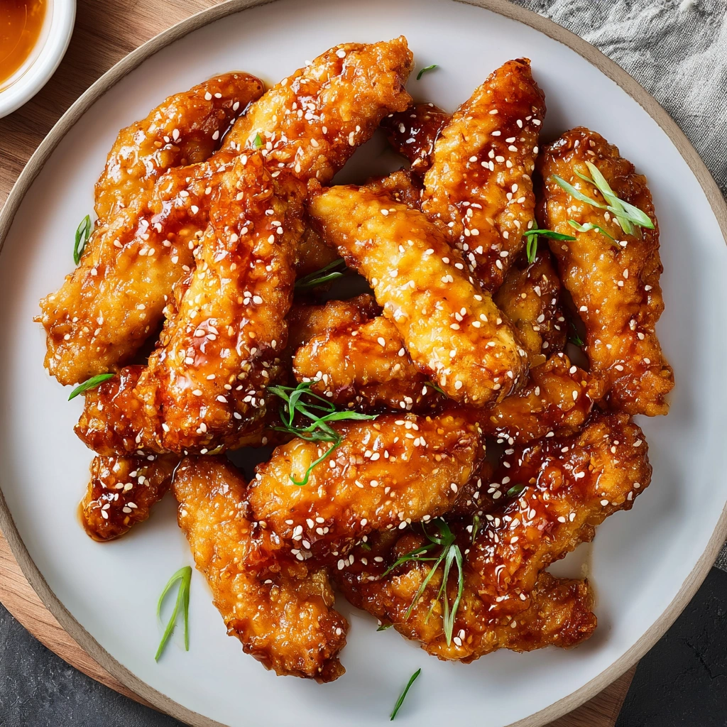 Easy Air Fryer Honey Garlic Chicken Tenders Recipe Best Honey Garlic Chicken Tenders In Air Fryer Homemade Air Fryer Chick...