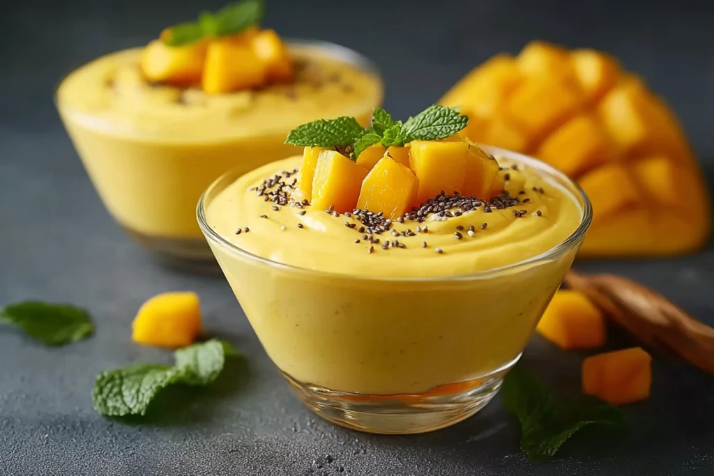 Easy Mango Mousse Recipe Homemade Quick Mango Mousse Dessert Ideas Best No-bake Mango Mousse Recipes How To Make Mango Mou...
