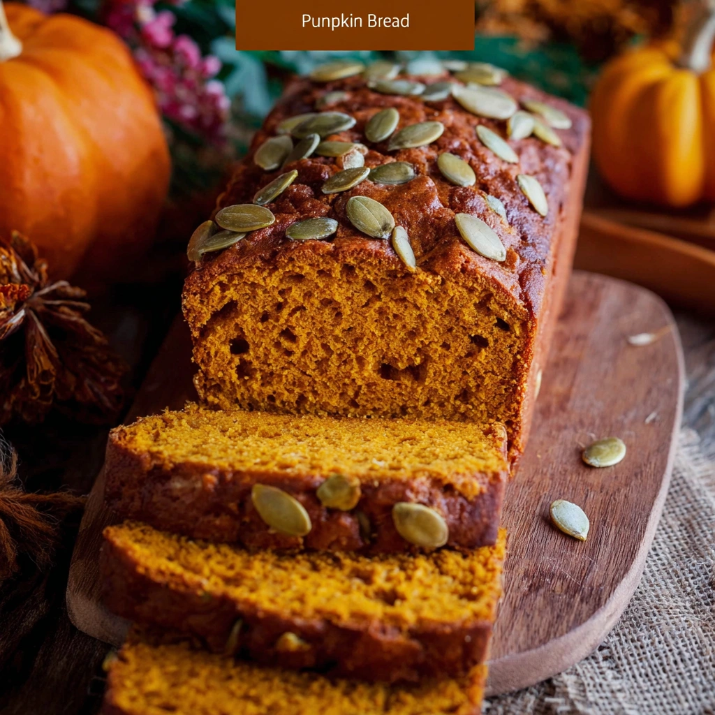 Easy 10-minute Pumpkin Bread Recipe Quick Pumpkin Bread Recipe No Yeast Fast Pumpkin Loaf Baking Instructions Simple Pumpk...