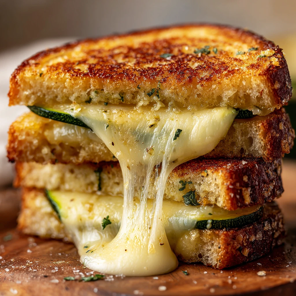 Crispy Zucchini Grilled Cheese Recipe Garlic Butter Zucchini Grilled Cheese Best Zucchini Grilled Cheese Ideas How To Make...