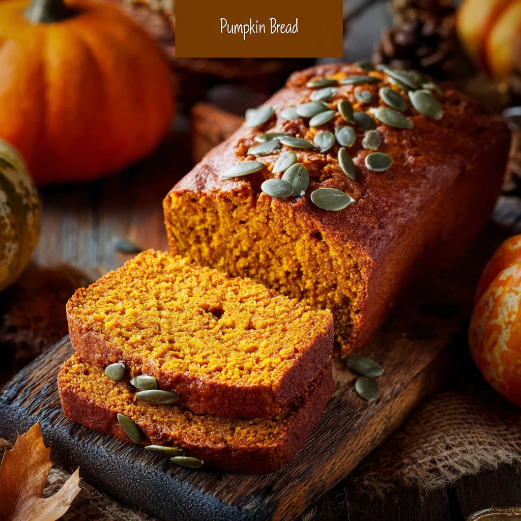 Easy 10-minute Pumpkin Bread Recipe Quick Pumpkin Bread Recipe No Yeast Fast Pumpkin Loaf Baking Instructions Simple Pumpk...
