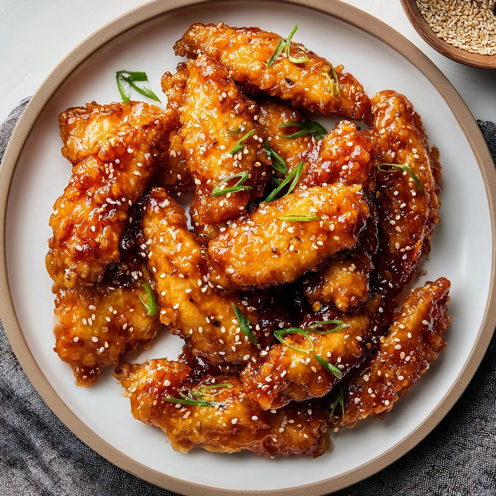 Air Fryer Honey Garlic Chicken Tenders Recipe