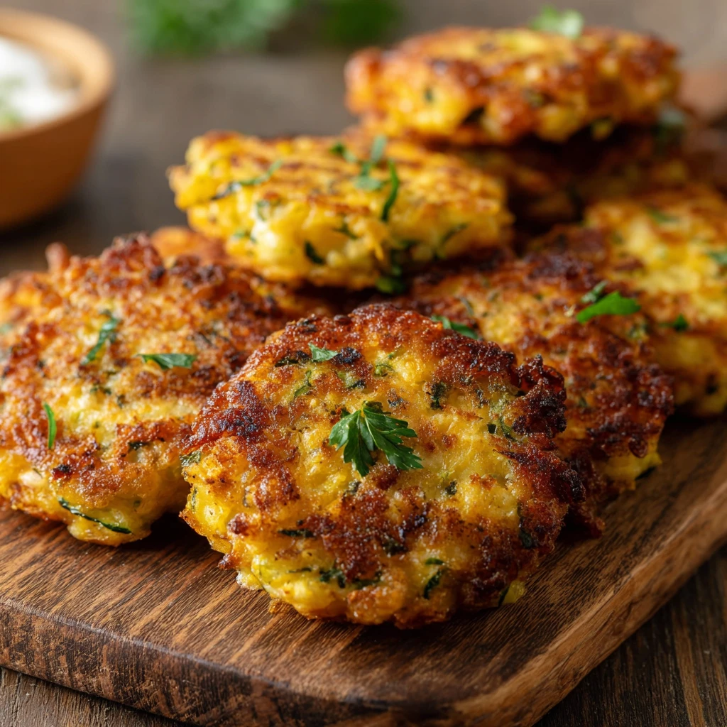 Easy Air Fryer Zucchini Fritters Recipe Quick Squash Fritters In Air Fryer Best 10-minute Zucchini Recipes Low Carb Air Fr...