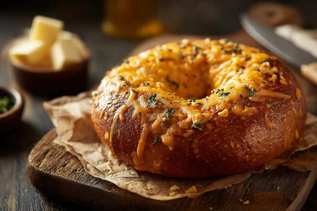 Easy Cheddar Cheese Bagel Recipe Quick 10 Minute Bagel Tutorial Homemade Cheddar Bagel Guide Ultimate Cheddar Cheese Bagel...