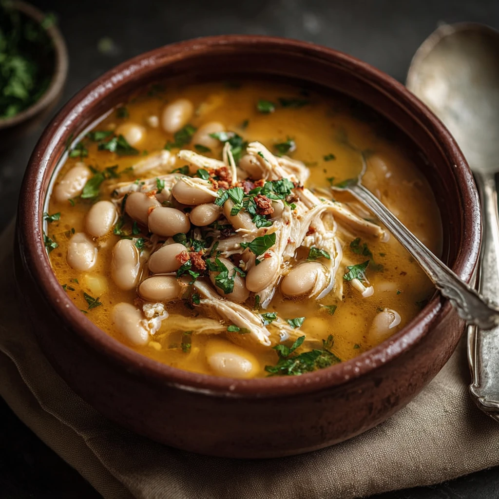 Easy Chicken And White Bean Soup Recipe 30 Minute Chicken Soup Ideas Quick Cozy Chicken Bean Soup Healthy White Bean Chick...