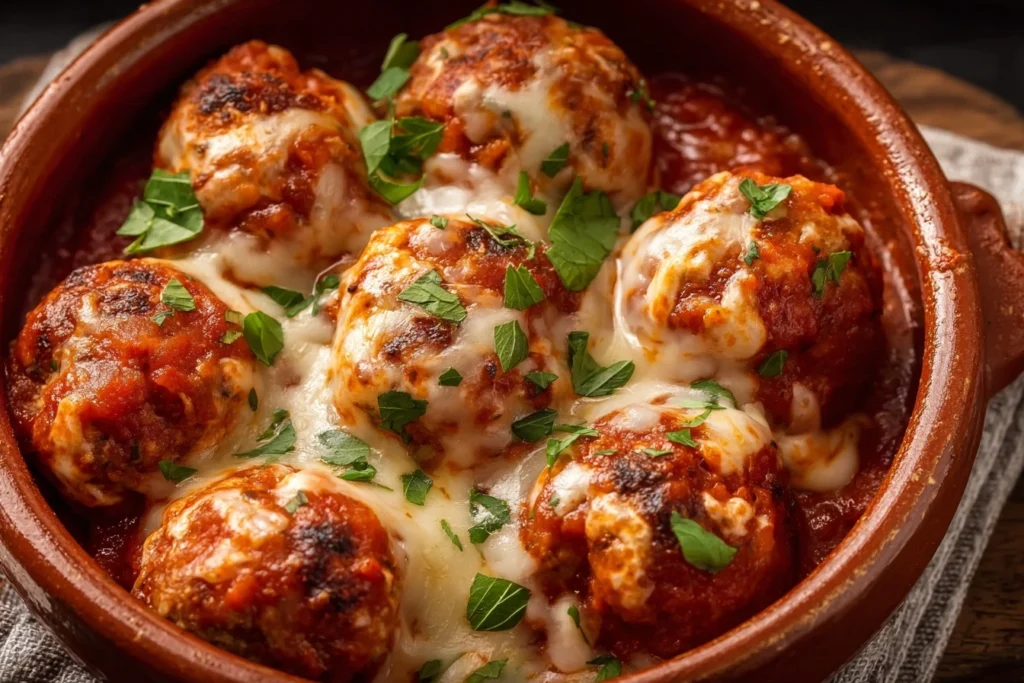 Easy Chicken Parmesan Meatballs Recipe Quick Chicken Parmesan Meatballs For Dinner Best Chicken Parm Meatballs Recipe Home...
