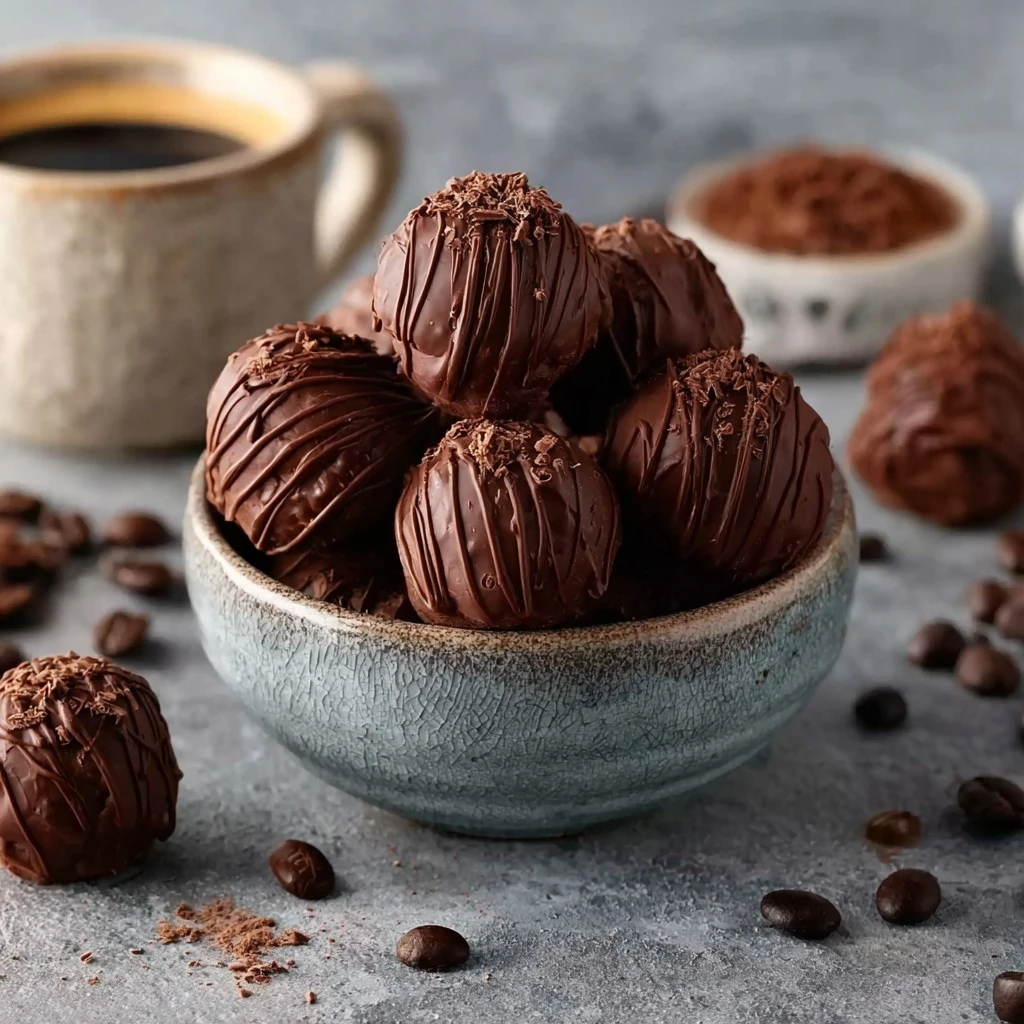 Easy Coffee Truffles Recipe Guide Homemade Coffee Truffle Tutorial Best Coffee Truffles Making Tips Simple Coffee Truffle ...