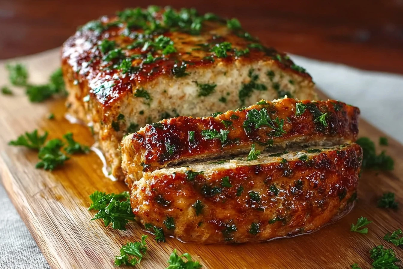 Easy Garlic Parmesan Chicken Meatloaf Recipe 30 Minute Garlic Chicken Meatloaf Quick Parmesan Chicken Meatloaf Dinner Garl...