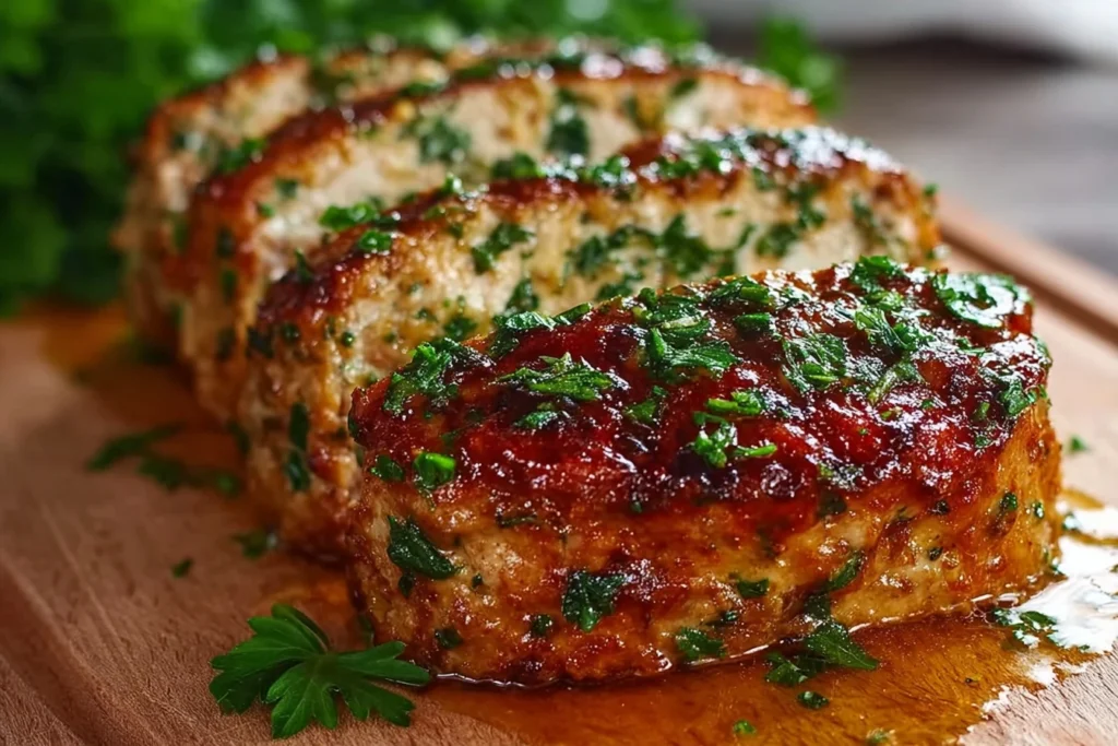 Easy Garlic Parmesan Chicken Meatloaf Recipe 30 Minute Garlic Chicken Meatloaf Quick Parmesan Chicken Meatloaf Dinner Garl...