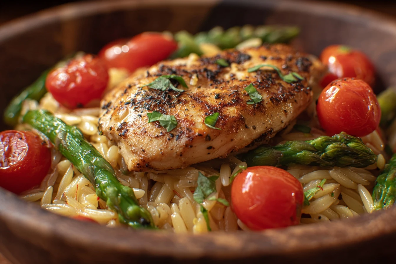 Easy Lemon Chicken Orzo Recipe How To Cook Lemon Chicken With Orzo Best Lemon Chicken Orzo With Tomatoes Lemon Chicken Orz...