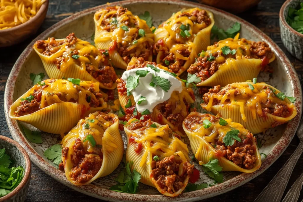 Easy Master Taco Stuffed Shells Recipe 3 Step Taco Shells Dinner Quick Taco Stuffed Shells Guide Family-friendly Taco Shel...