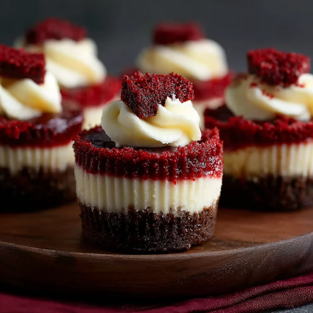 Easy Mini Red Velvet Cheesecake Recipe Quick Red Velvet Cheesecakes For Parties How To Make Mini Red Velvet Cheesecake Bes...