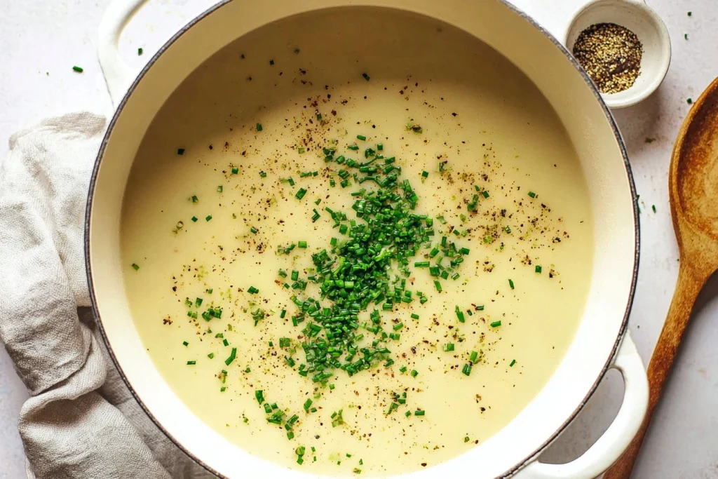 Easy Potato Leek Soup Recipe Quick Potato Leek Soup Under 30 Minutes Healthy Potato And Leek Soup Best Creamy Potato Leek ...