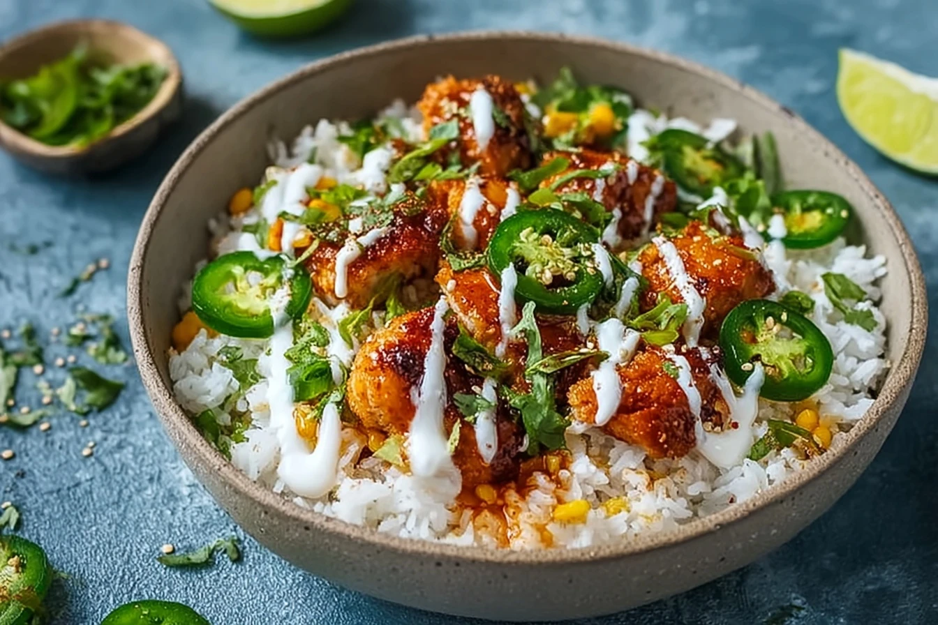 Easy Sweet Chili Chicken Bowl Recipe Homemade Sweet Chili Chicken Dinner Quick Sweet Chili Chicken Bowl Idea Sweet Chili C...
