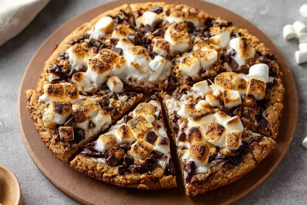 How To Make S’mores Pizza At Home Best S’mores Pizza Recipe Guide Ultimate S’mores Pizza Cooking Tips Step-by-step S...