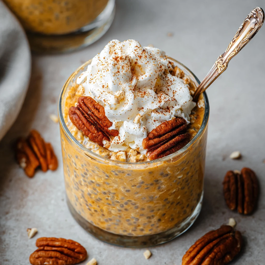 Quick & Healthy: Pumpkin Pie Overnight Oats with Chia