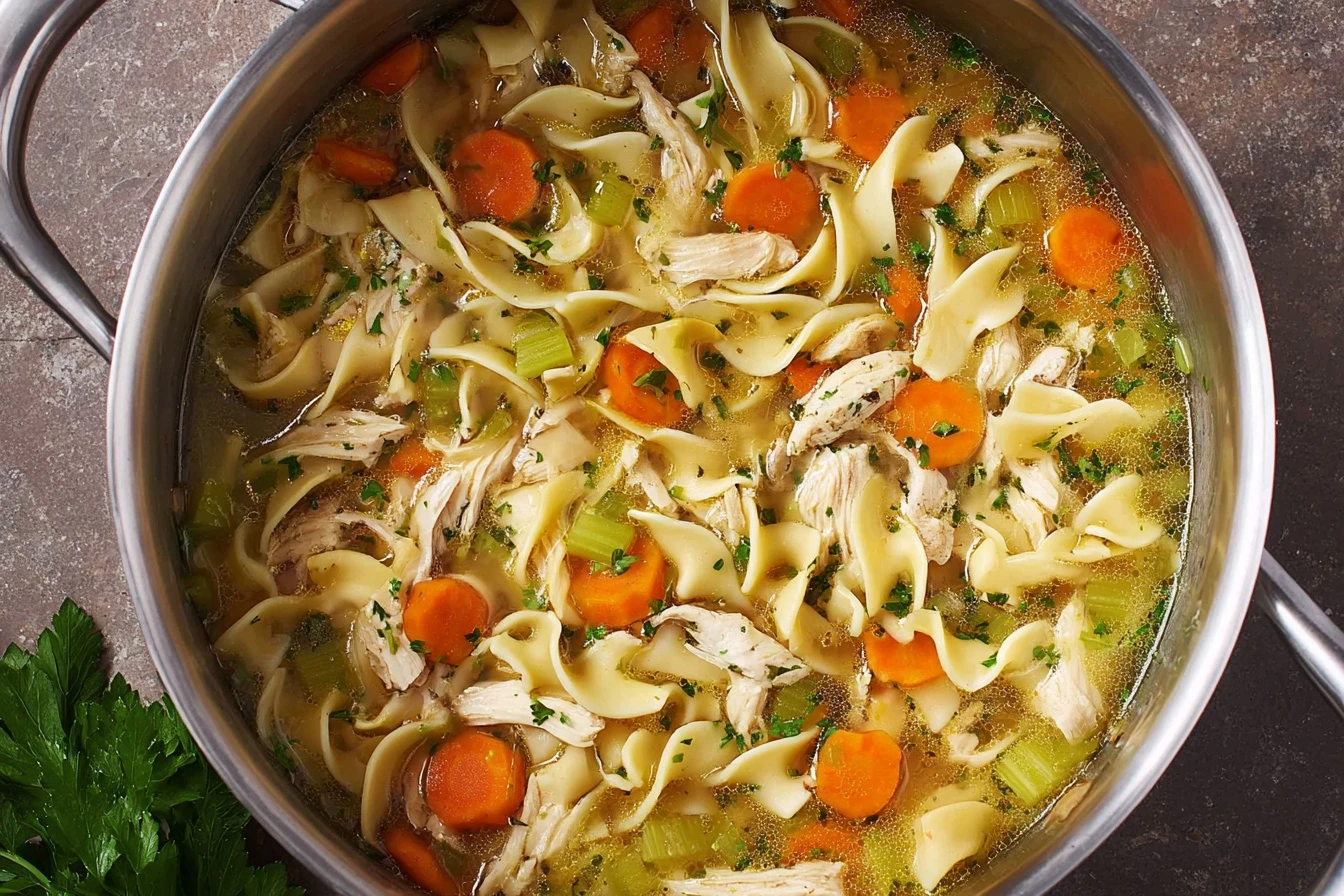 Quick Chicken Noodle Soup Recipe Easy Homemade Chicken Noodle Soup Best Quick Chicken Noodle Soup Fast And Easy Chicken No...