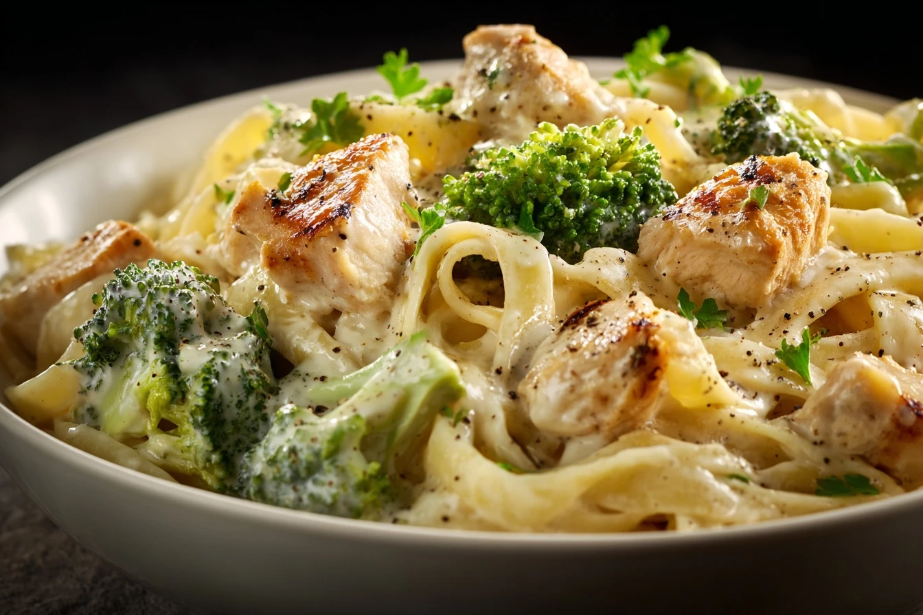 Ultimate Creamy Chicken Broccoli Alfredo Pasta