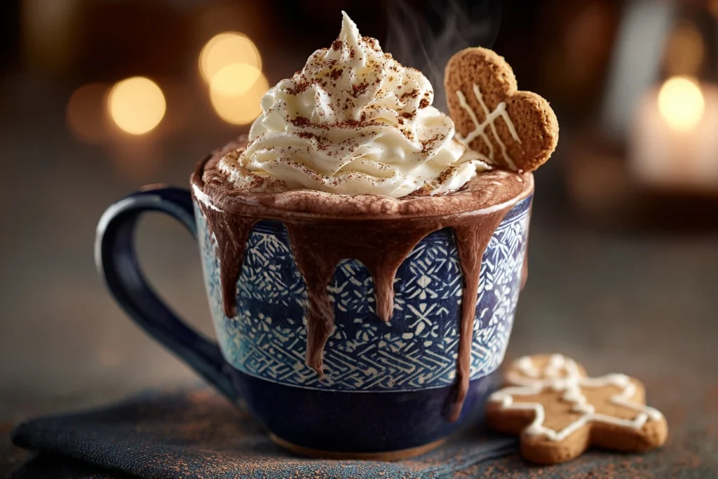 Ultimate Gingerbread Hot Chocolate Recipe Best Cozy Gingerbread Hot Chocolate Gingerbread Hot Chocolate Homemade Luxury Gi...