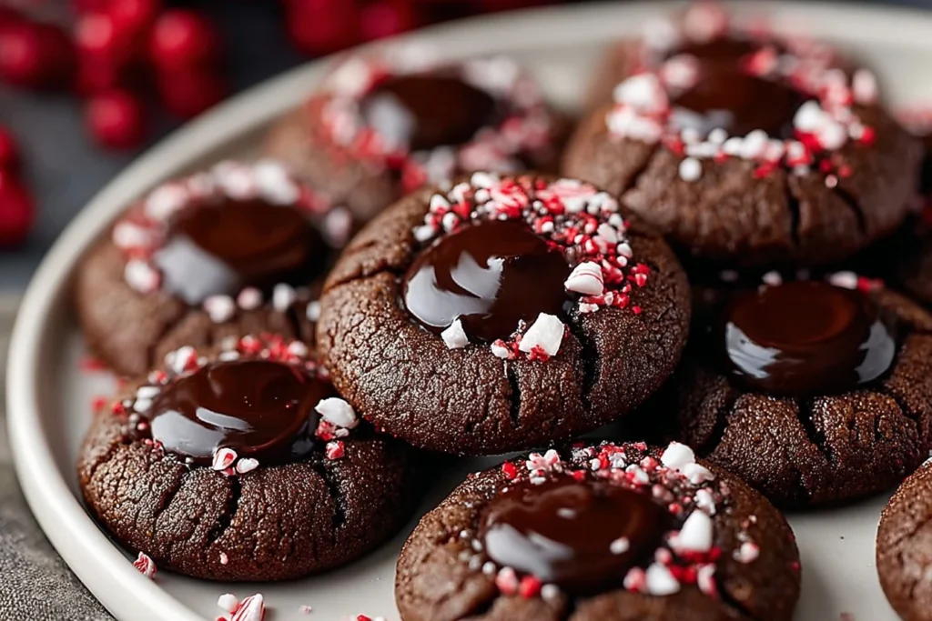 Best Chocolate Thumbprint Cookies Recipe Easy Chocolate Thumbprint Cookies Gluten-free Chocolate Thumbprint Cookies Vegan ...