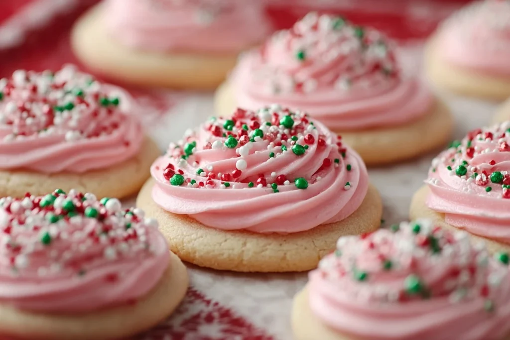 Best Christmas Pink Velvet Cookie Recipe Easy Pink Velvet Cookies For Holidays Homemade Pink Velvet Christmas Cookies Wher...