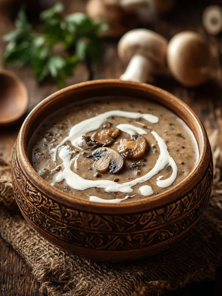 Best Cream Of Mushroom Soup Recipe Homemade Cream Mushroom Soup Healthy Gluten Free Cream Mushroom Soup Dairy Free Cream O...