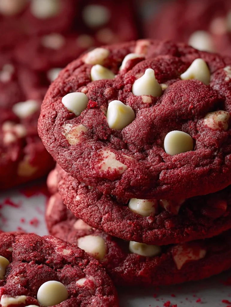 Best Red Velvet Cake Mix Cookie Recipe Easy Red Velvet Cake Mix Cookies Homemade Red Velvet Cake Mix Cookies Gluten Free R...