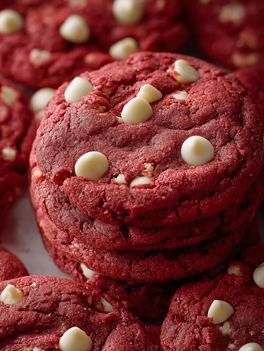 Best Red Velvet Cake Mix Cookie Recipe Easy Red Velvet Cake Mix Cookies Homemade Red Velvet Cake Mix Cookies Gluten Free R...