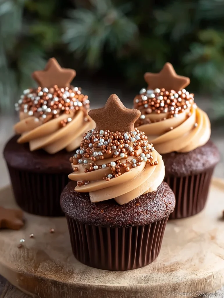 Chocolate Gingerbread Cupcakes Recipe Easy Chocolate Gingerbread Cupcakes Vegan Chocolate Gingerbread Cupcakes Gluten-free...