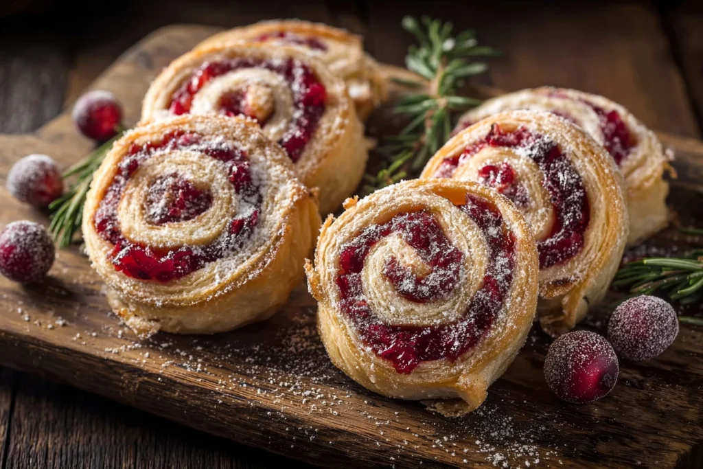 Christmas Cranberry Roll Ups Recipe Easy Cranberry Roll Ups For Christmas Homemade Christmas Cranberry Roll Ups Holiday Cr...
