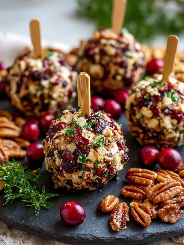 Cranberry Pecan Cheese Balls Recipe Easy Cranberry Pecan Mini Cheese Balls Best Cheese Ball Recipes With Cranberries Holid...