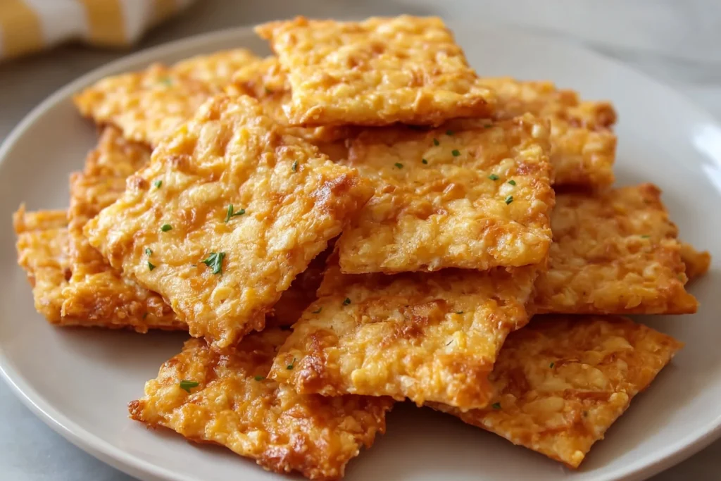Crispy Cheddar Rice Krispie Crackers Recipe Cheesy Rice Krispie Crackers Homemade Easy Cheesy Rice Krispie Crackers How To...