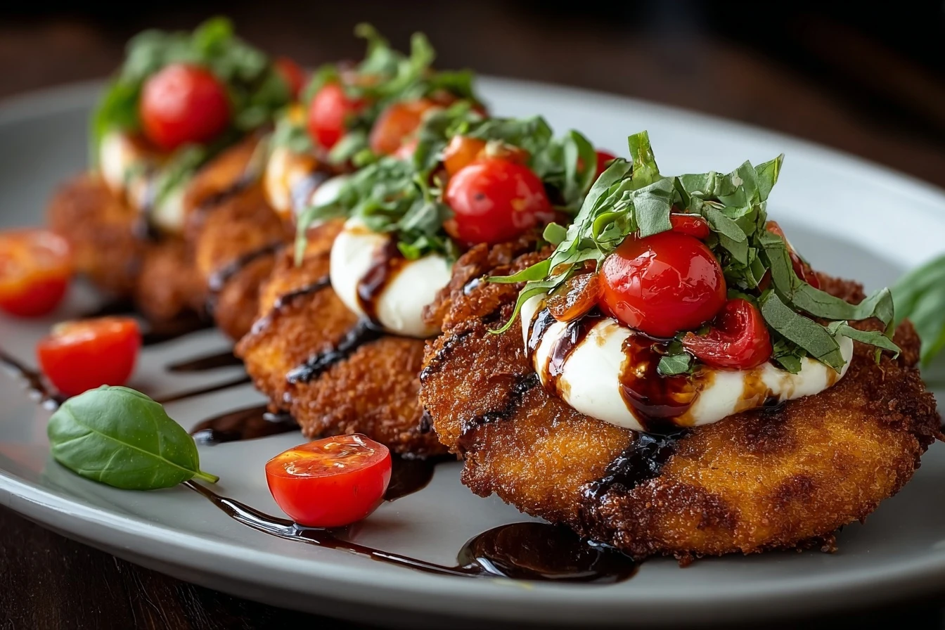 Crispy Chicken Caprese
