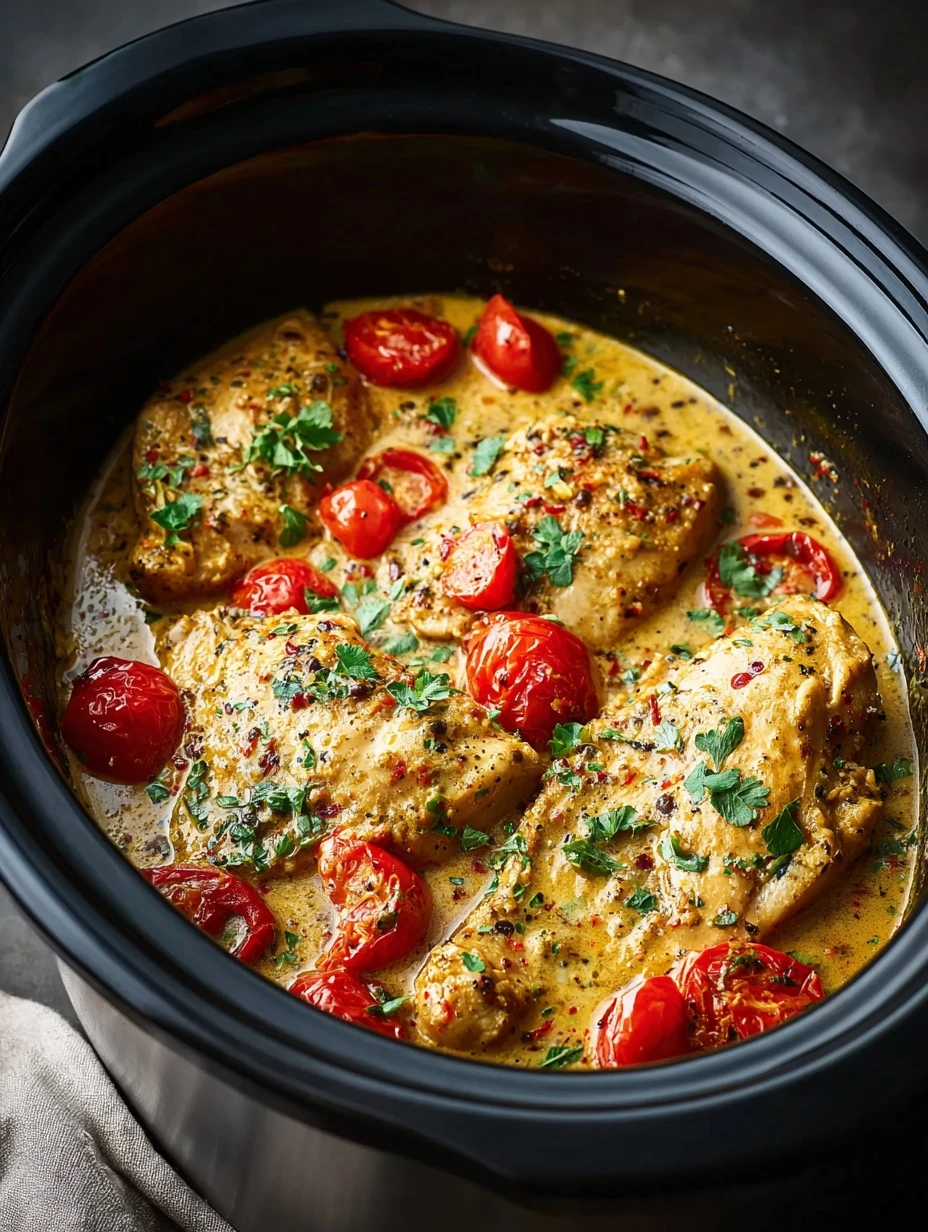 Crock Pot Marry Me Chicken Recipe Creamy Slow Cooker Chicken Best Marry Me Chicken Crock Pot How To Make Marry Me Chicken ...