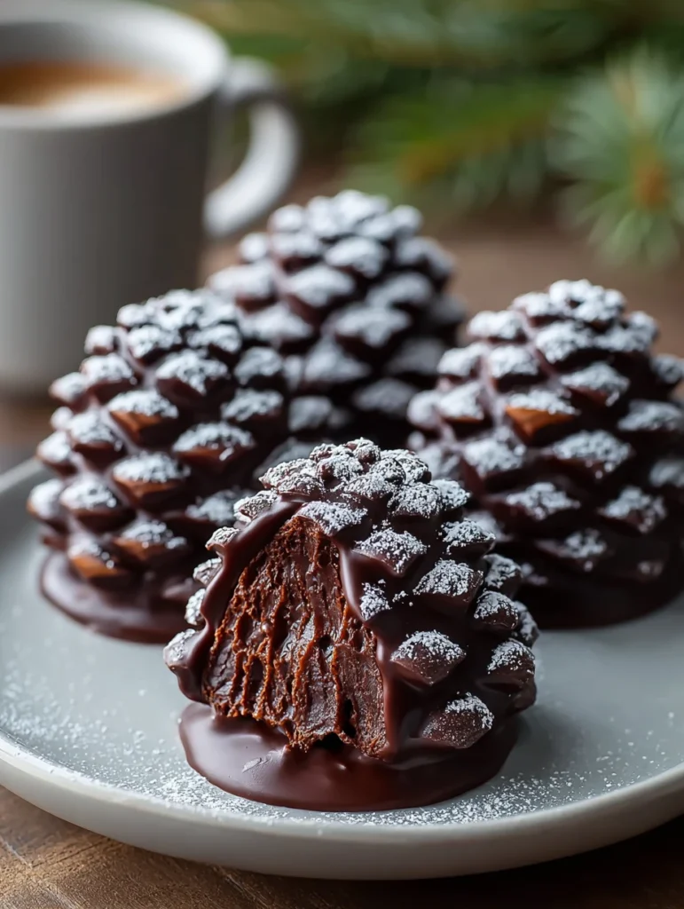 Decadent Pinecone Truffle Recipe Homemade Pinecone Chocolate Truffles Buy Pinecone Truffles Online Luxury Pinecone Dessert...