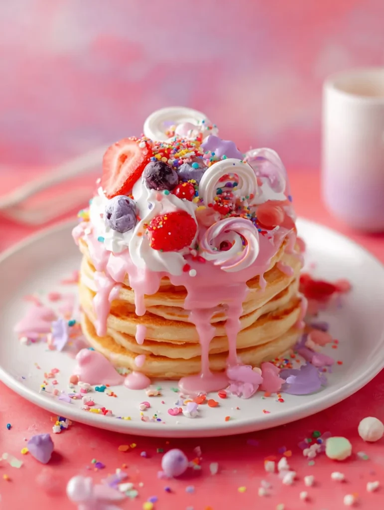 Delightful Princess Pancake Recipe Strawberry Twist Pancake Ideas Gourmet Princess Breakfast Pancakes Sweet Strawberry Pan...