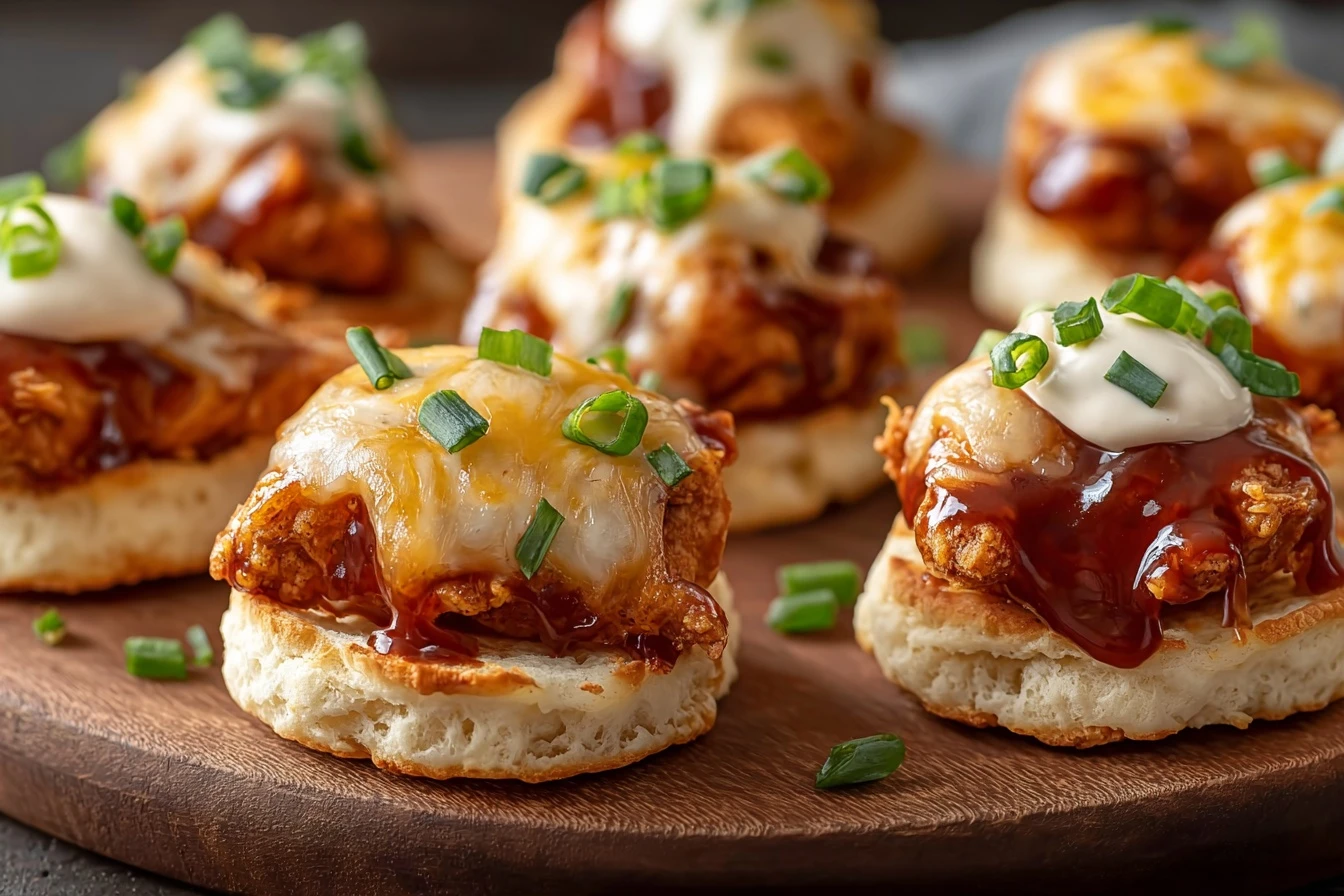 20-Minute Mini BBQ Ranch Biscuit Melts Recipe