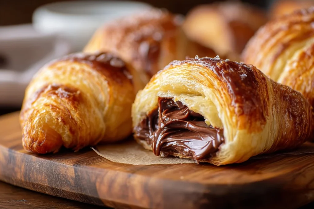 Easy Air Fryer Chocolate Crescent Rolls Recipe Best Chocolate Crescent Rolls Air Fryer Homemade Air Fryer Chocolate Cresce...