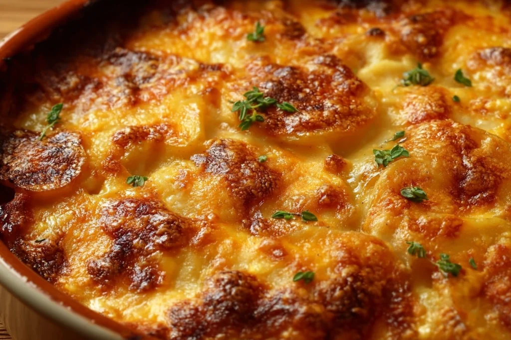 Easy Cheesy Scalloped Potatoes Recipe 30 Minute Scalloped Potatoes With Cheese Quick Cheesy Scalloped Potatoes Dish Best C...