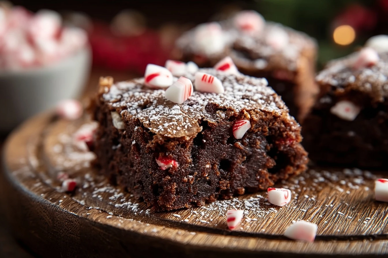 Easy Chocolate Peppermint Oatmeal Bake Recipe 10-minute Peppermint Oatmeal Bake Quick Chocolate Oatmeal Breakfast Bake Hea...