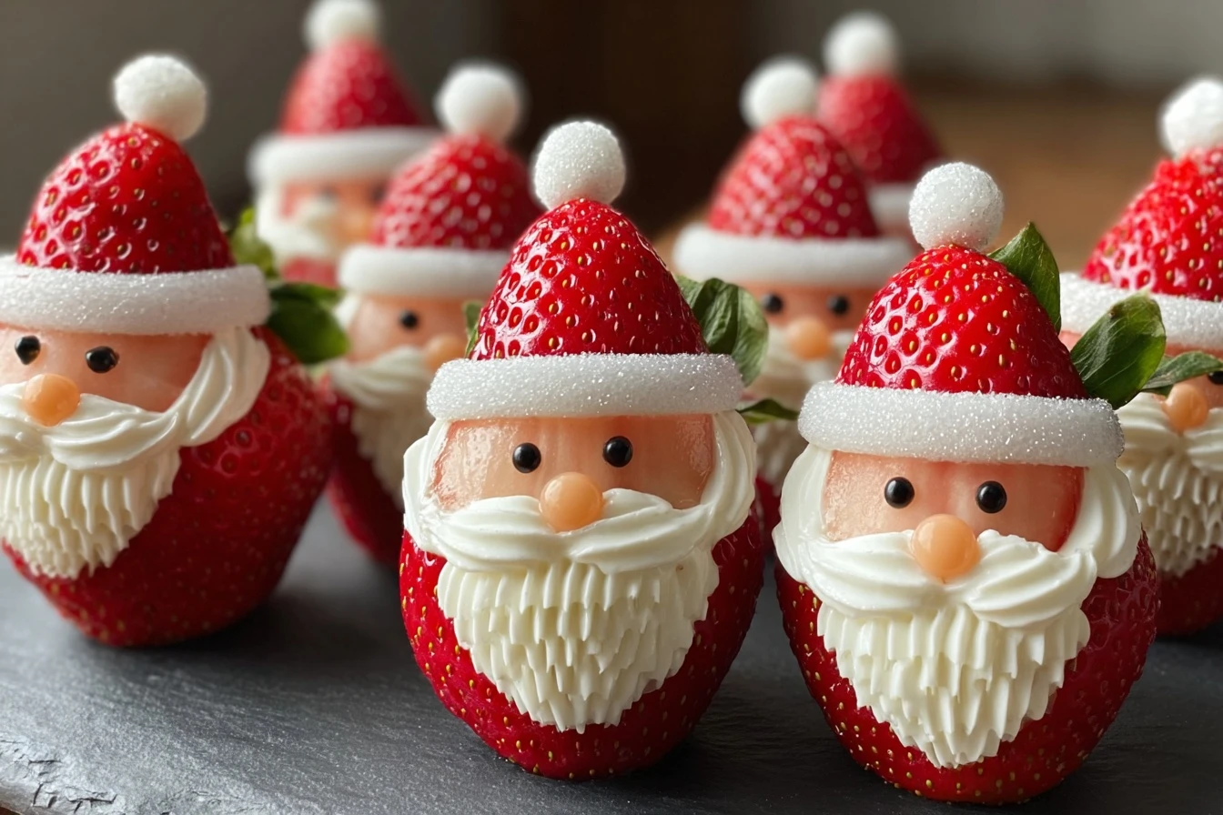 Sweetest Strawberry Santas: Christmas Magic in Every Bite!