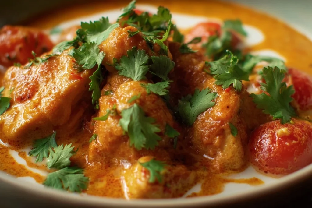 Easy Coconut Milk Butter Chicken Recipe Homemade Butter Chicken With Coconut Milk Low-fat Coconut Milk Butter Chicken Quic...