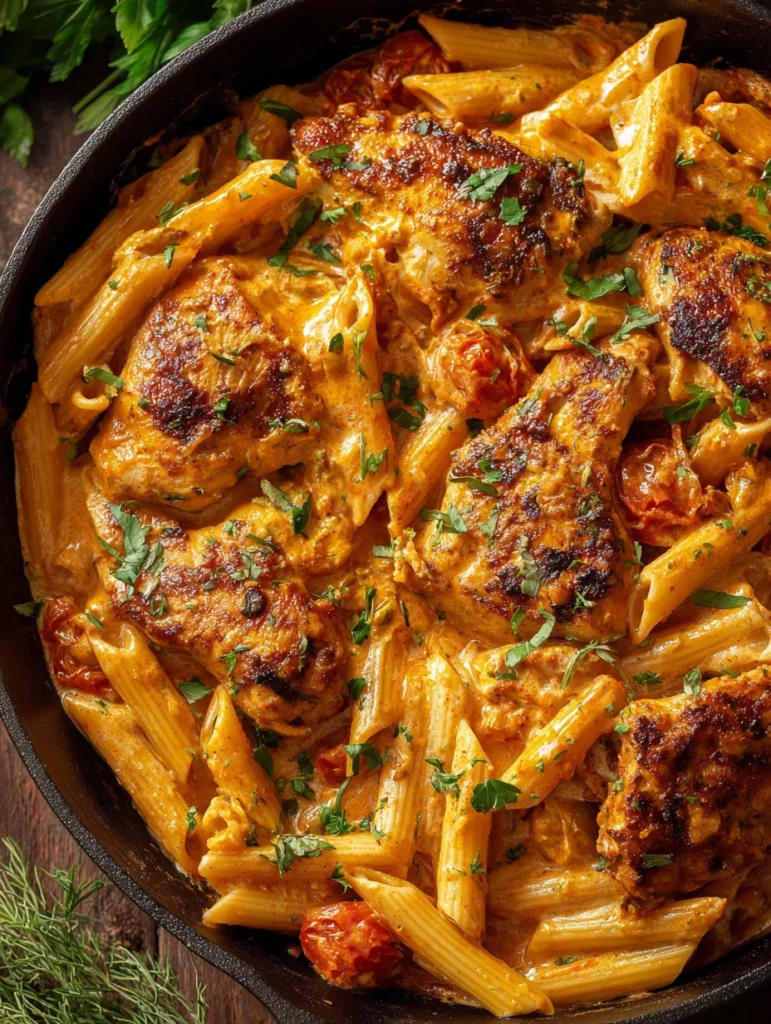 Easy Creamy Cajun Chicken Pasta Recipe Best Skillet Cajun Chicken Pasta Homemade Creamy Cajun Chicken Pasta One Pan Cajun ...