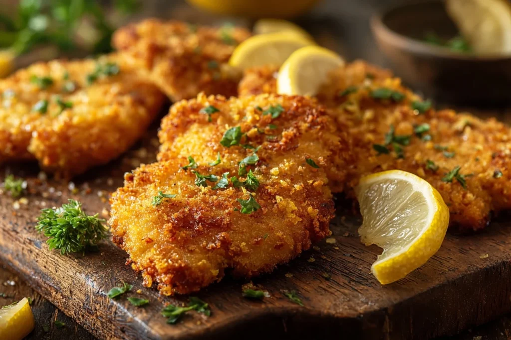 Easy Crispy Lemon Chicken Cutlets Recipe Best Lemon Chicken Cutlet Marinade How To Make Crispy Lemon Chicken At Home Glute...