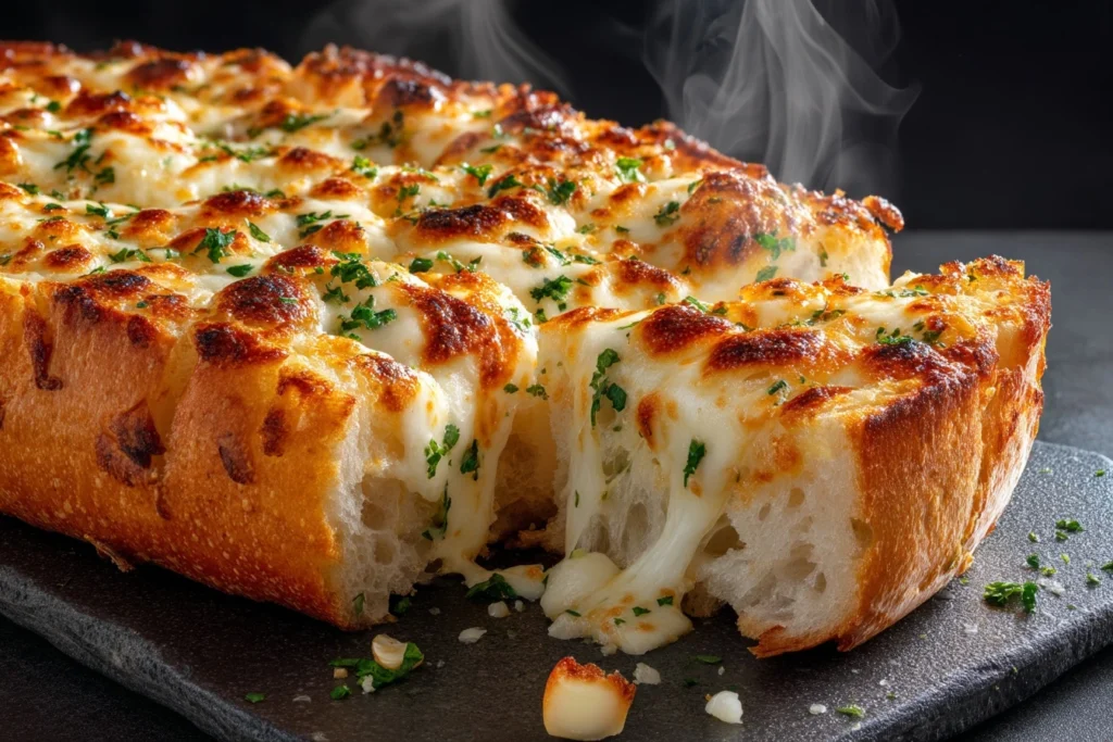 Easy Garlic Cheesy Bread Recipe 5-minute Garlic Bread With Pizza Dough Quick Cheesy Garlic Bread Using Pizza Dough Fast Ga...