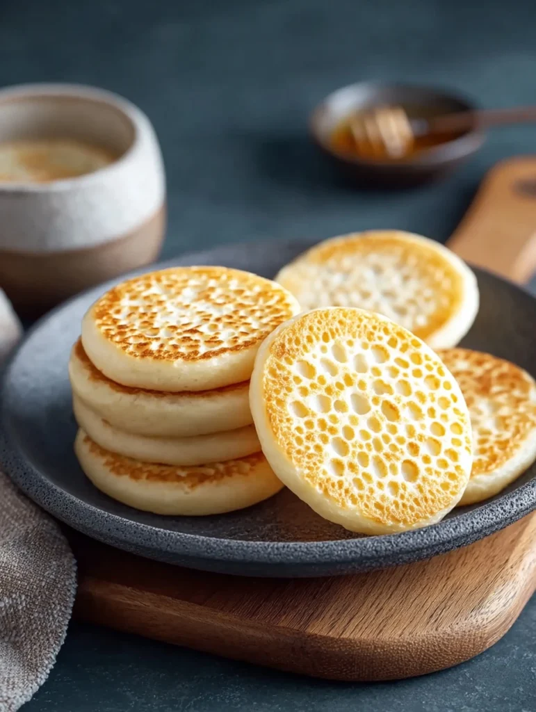 Easy Homemade Crumpet Recipe Fluffy Crumpet Cooking Tips Simple Light Crumpet Recipes How To Make Crumpets At Home Best Ho...