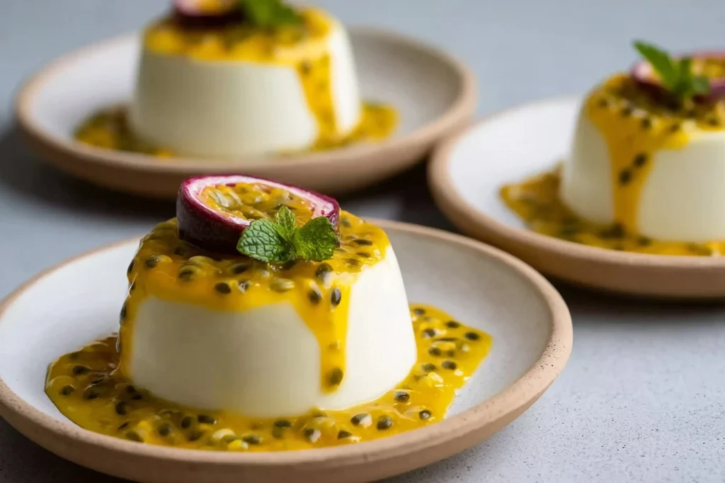 Easy Passionfruit Panna Cotta Recipe Vegan Passionfruit Panna Cotta Best Milk For Passionfruit Panna Cotta Passionfruit Pa...